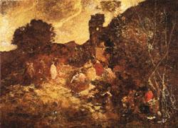 Adolphe-Joseph Monticelli Mrseilles Spain oil painting art